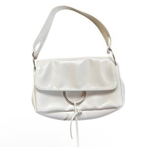 Urban Outfitters Remy Ivory Soft Baguette Bag Faux Leather Y2K Minimalist Casual